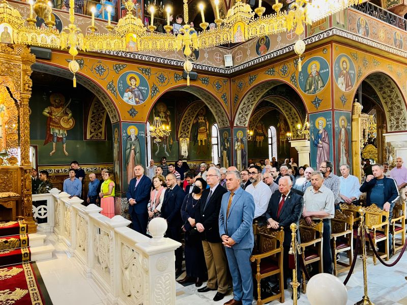 Φωτογραφικά στιγμιότυπα από την εορτή του Αγίου Πνεύματος και αυτήν του Αγίου Ιερομάρτυρος Δωροθέου Επισκόπου Τύρου κατά την οποίαν άγει τα ονομαστήρια του ο Σεβασμιώτατος Μητροπολίτης Δράμας κ. Δωρόθεος (05-06-2023).